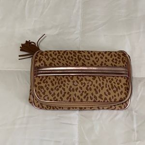 Cheetah Print Makeup Bag